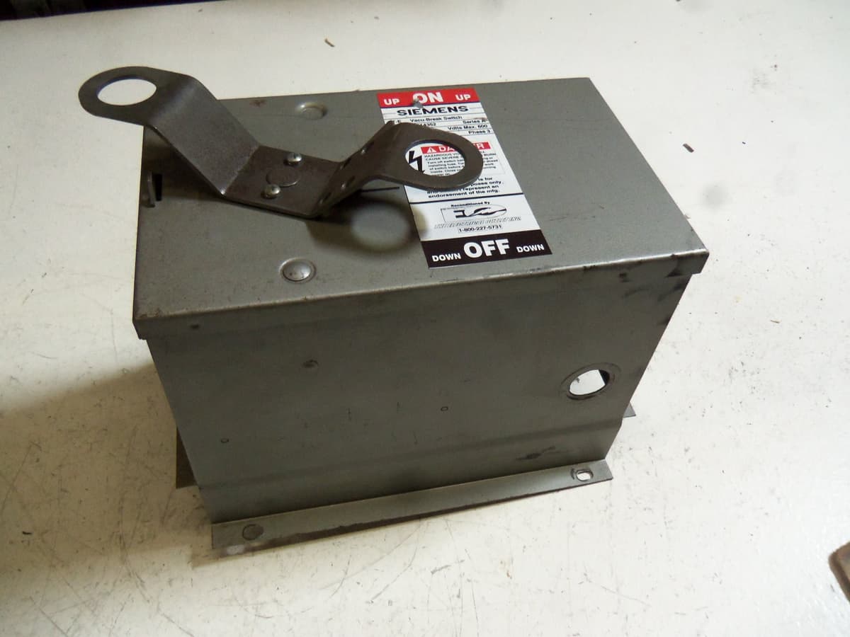 SIEMENS BOS BOS14352 Bus Plug, 60A, 600V, 3 polos, 3 hilos, 3 fases, interruptor enchufable industrial