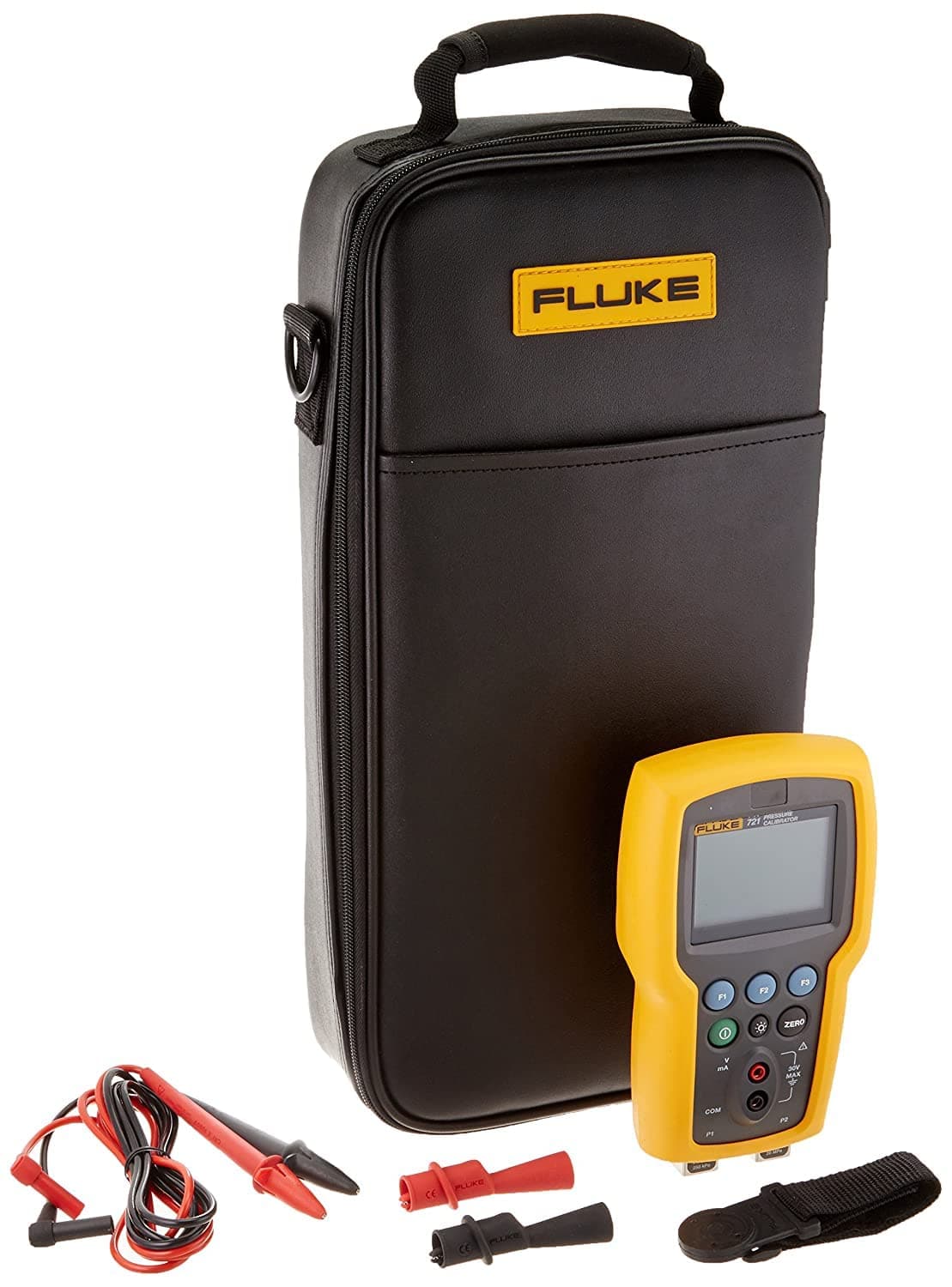 Fluke 721 FLUKE-721-3630 Calibrador de Presión de Doble Sensor, 36 PSIG y 3000 PSIG, 7.9" x 4.3" x 2.3"