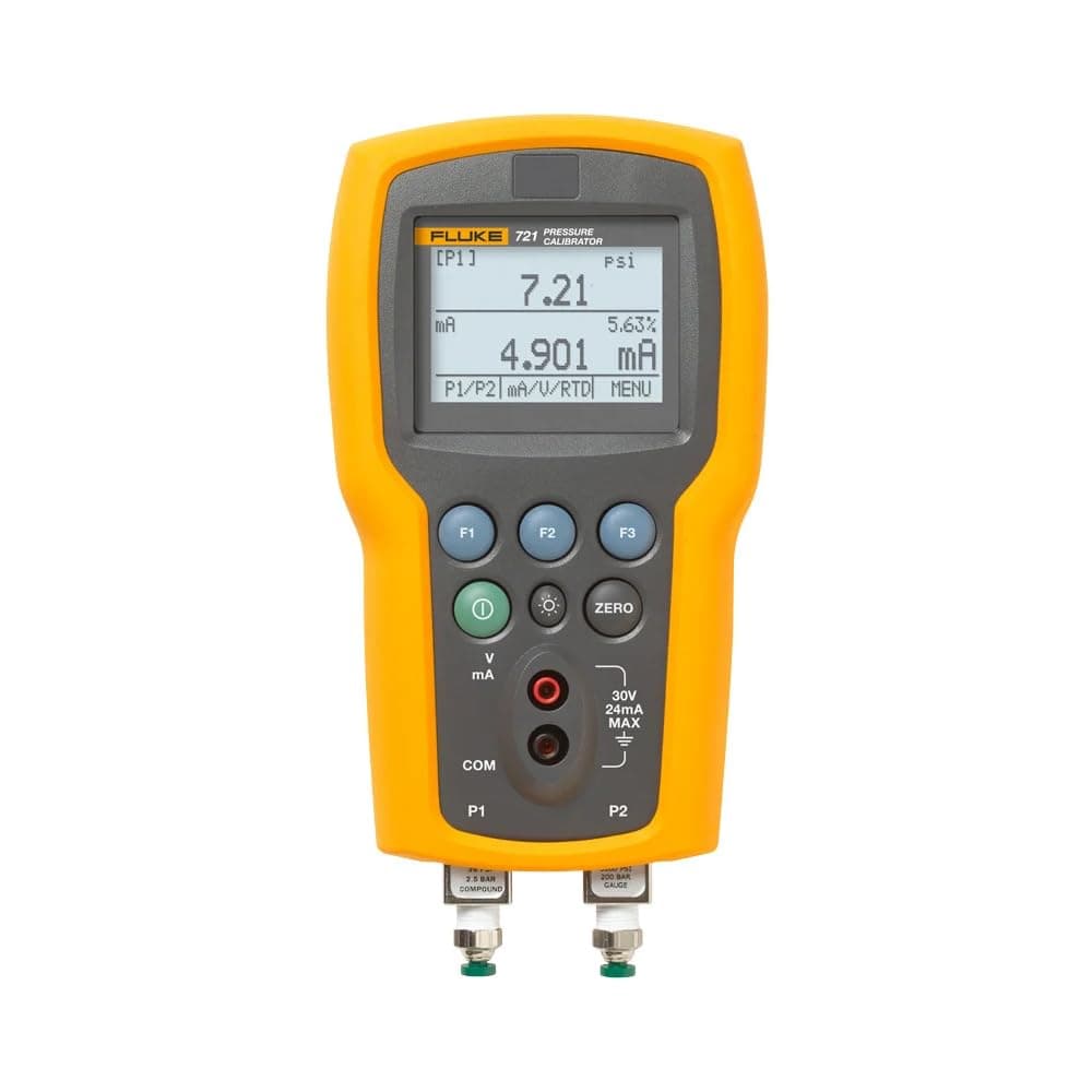 Fluke FLUKE-721-3615 Calibrador de Presión de Doble Sensor, 36 PSIG y 1500 PSIG, 7.9" x 4.3" x 2.3"
