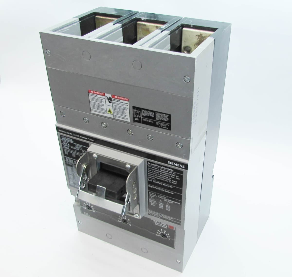 SIEMENS ITE HND63F120 - Interruptor automático re-certificado, repuesto compatible ITE/Gould, 3 polos 120A, industrial, código de parte HND63F120