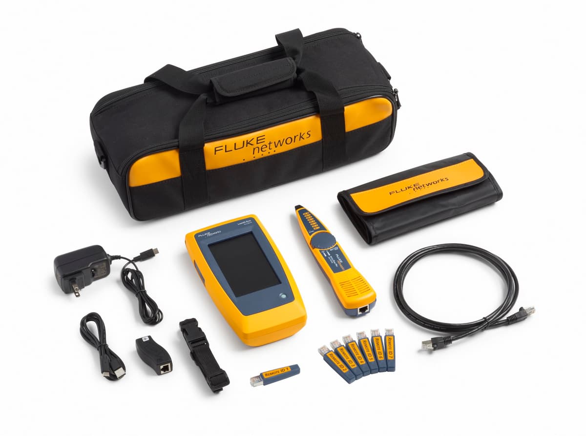 Fluke Networks LinkIQ LIQ-DUOKIT/FPC3 Tester de Cable, Wi-Fi y Red con 3 Años de Fluke Premium Care
