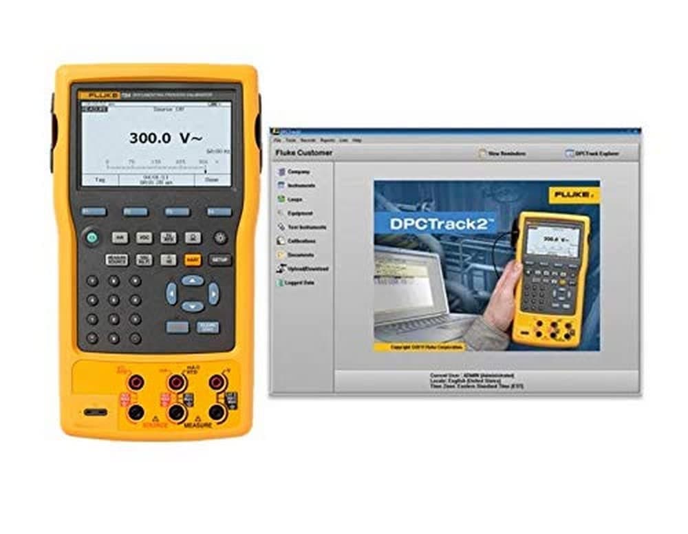 Fluke 754/750SW BU Calibrador de Procesos Documentador con Software de Gestión de Calibración 750SW DPCTrack2 - Calibrador Multifunción Industrial, Documentación y Gestión de Activos