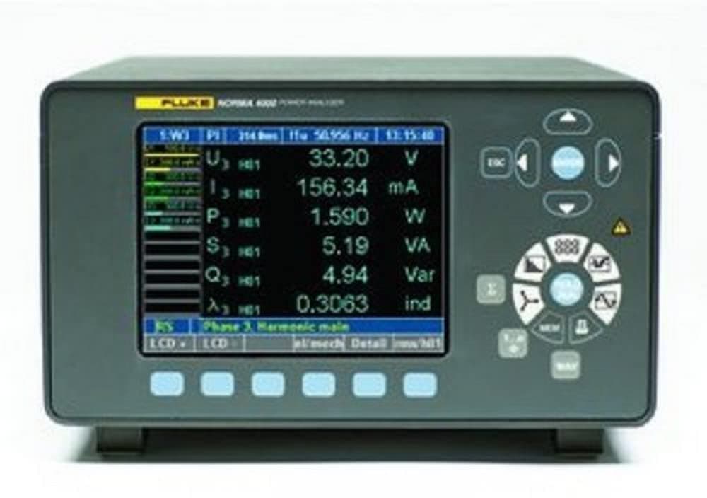 Fluke Norma 4000 FLUKE-N4K 3PP42IP Analizador de Potencia Trifásico de Alta Precisión PP42, Interfaces IEEE488 y Ethernet, Interfaz de Proceso PI1, Precisión 0.2%, Rango 0.3V-1000V, Corriente hasta 20 A