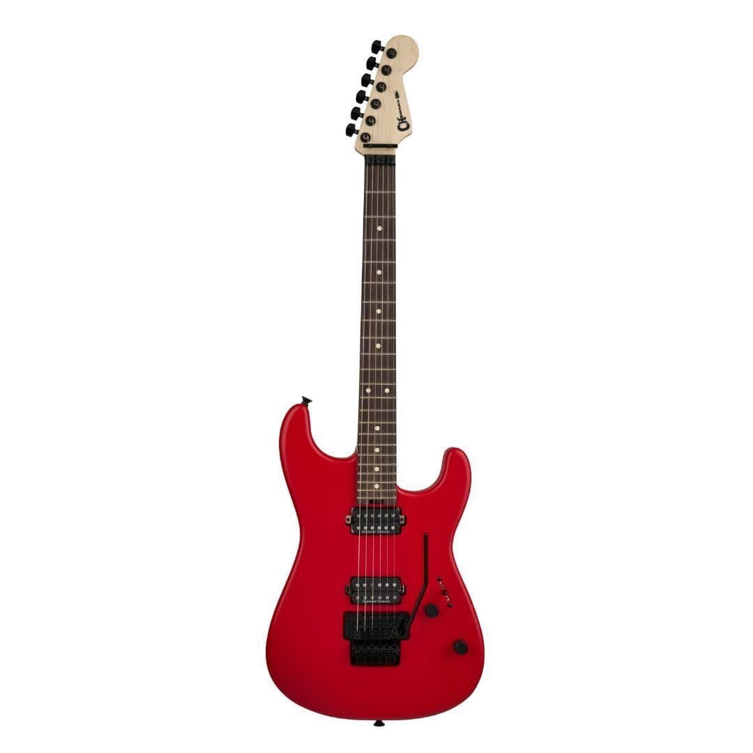 Charvel Pro-Mod San Dimas SD1 Guitarra Eléctrica HH Floyd Rose - Satin Ferrari Red, Rojo Satín PMSD1SRSHHFRRWSFR