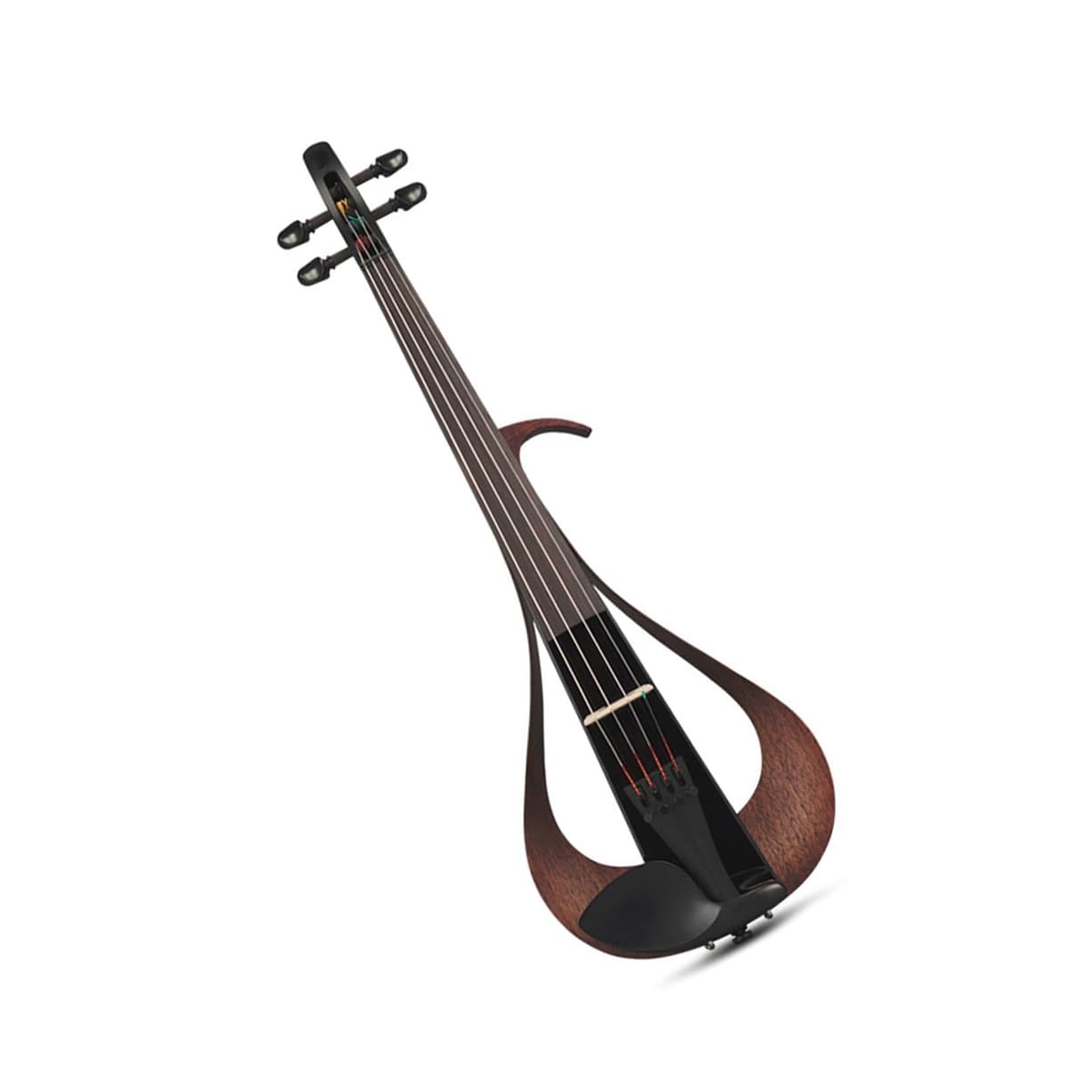 DABAUR ZENGXUE Violín Profesional 4/4 Electrónico de 4 Cuerdas en Madera de Palisandro (Negro) Instrumento de Cuerda Set Completo