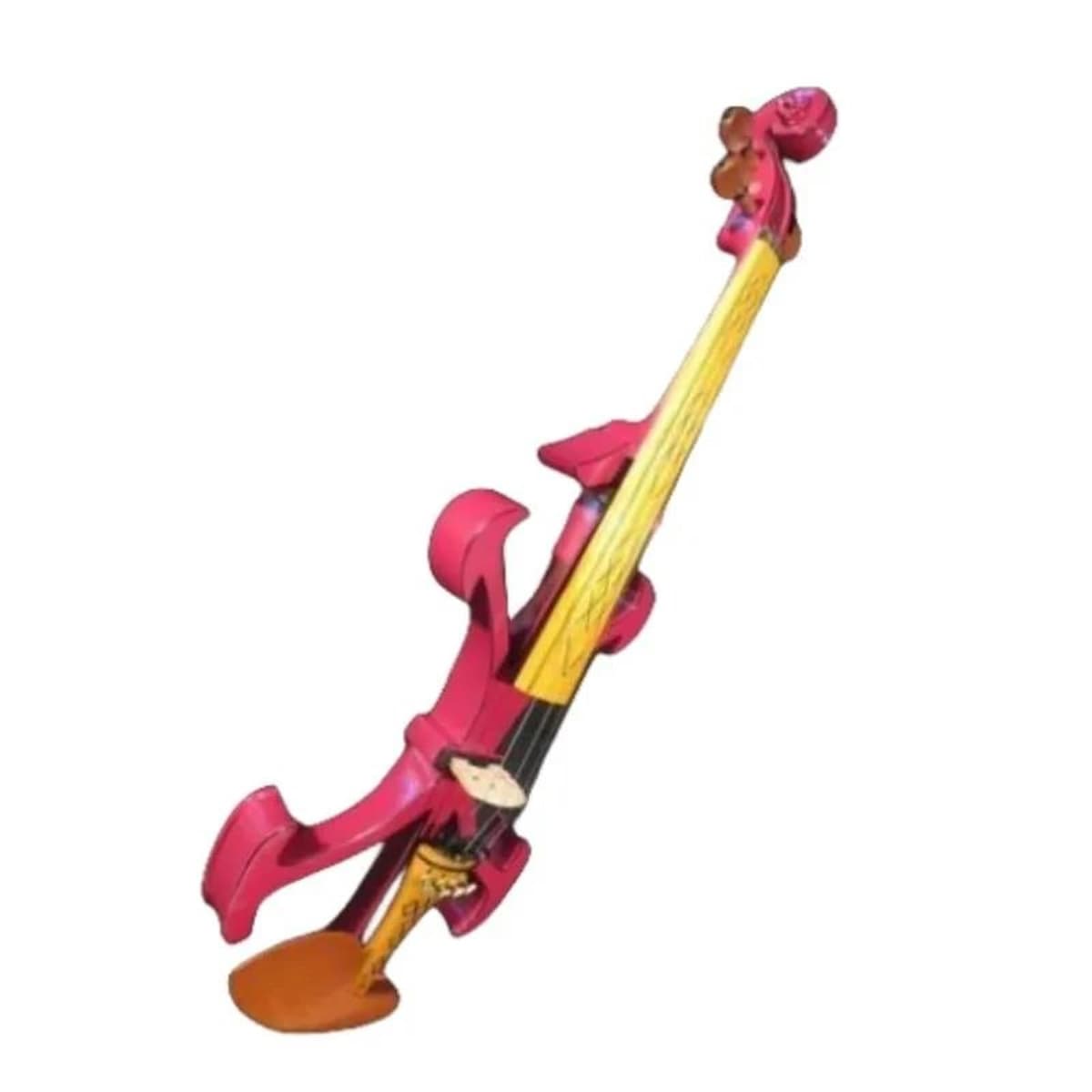 DABAUR ZENGXUE Violín Eléctrico 4/4 Profesional de Madera Maciza Streamline (Rosa) Set Completo