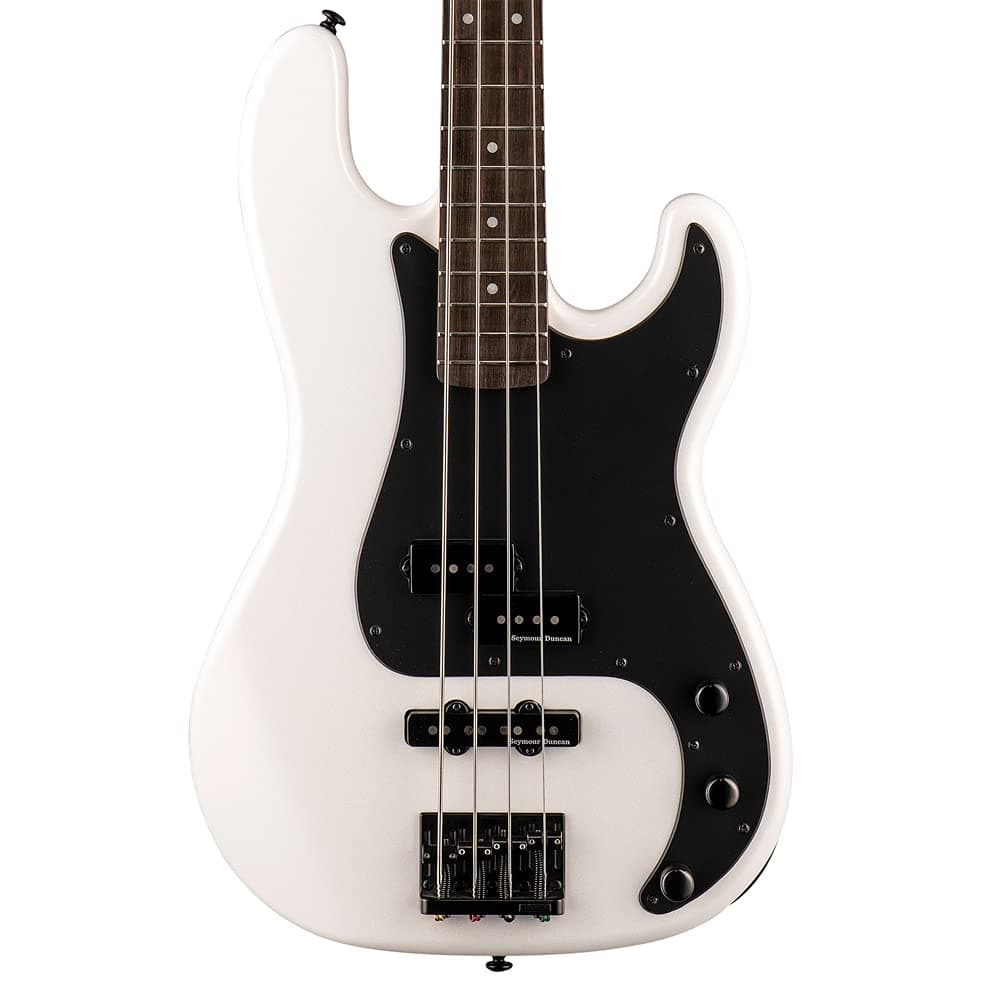 ESP LTD LSURVEYOR87PW Bajo eléctrico 4 cuerdas, Pearl White, diestro, talla única