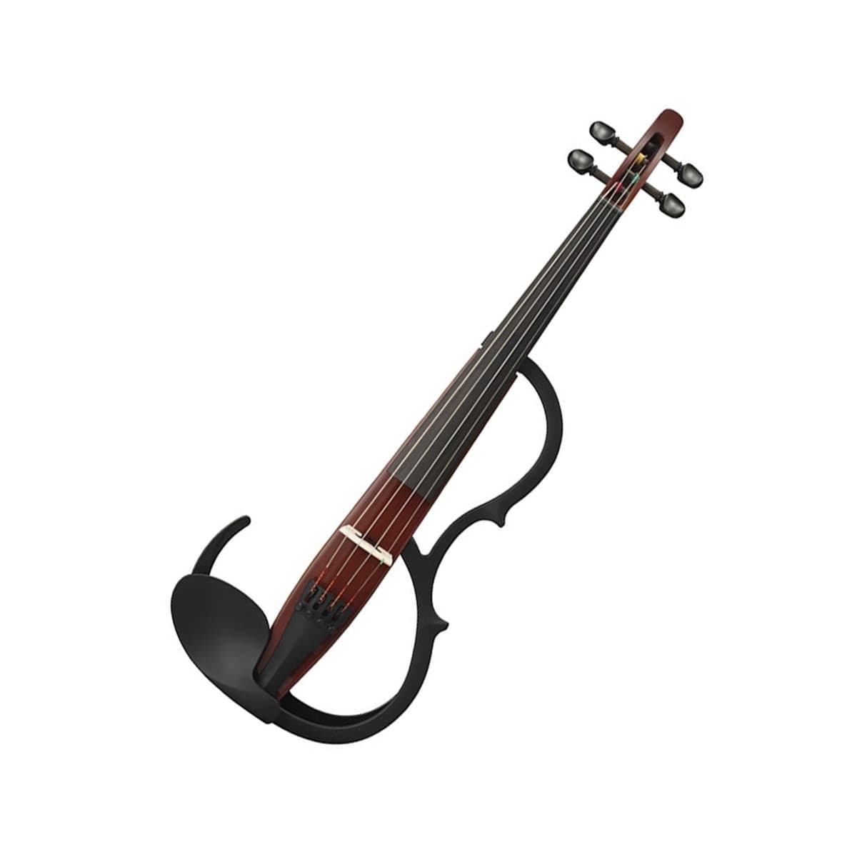 DABAUR Violín eléctrico profesional 1/2, set completo de violín de caoba, instrumento de cuerda profesional ZENGXUE