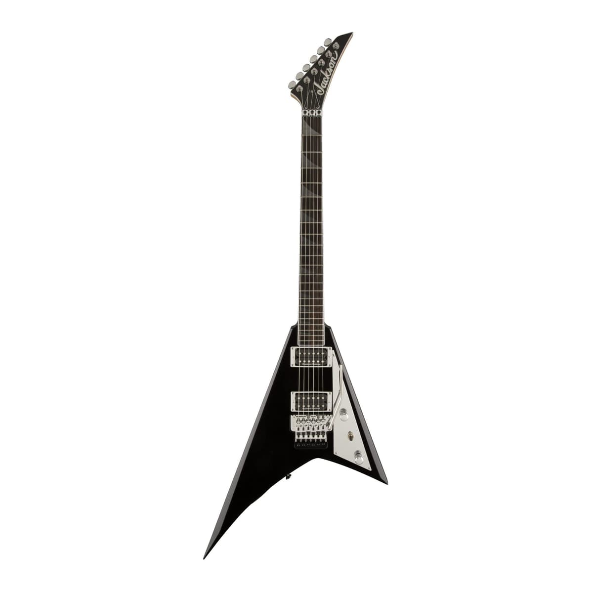 Jackson Pro Series Rhoads RR - Guitarra eléctrica tipo Rhoads, acabado Gloss Black, pastillas humbucker, puente Floyd Rose, 6 cuerdas, cuerpo sólido 2914444503