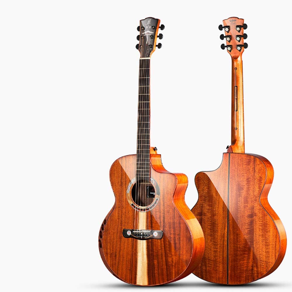 Merida Venus Cutaway Solid Koa, Guitarra Acústica 41" KOA con Apoyabrazos, Natural