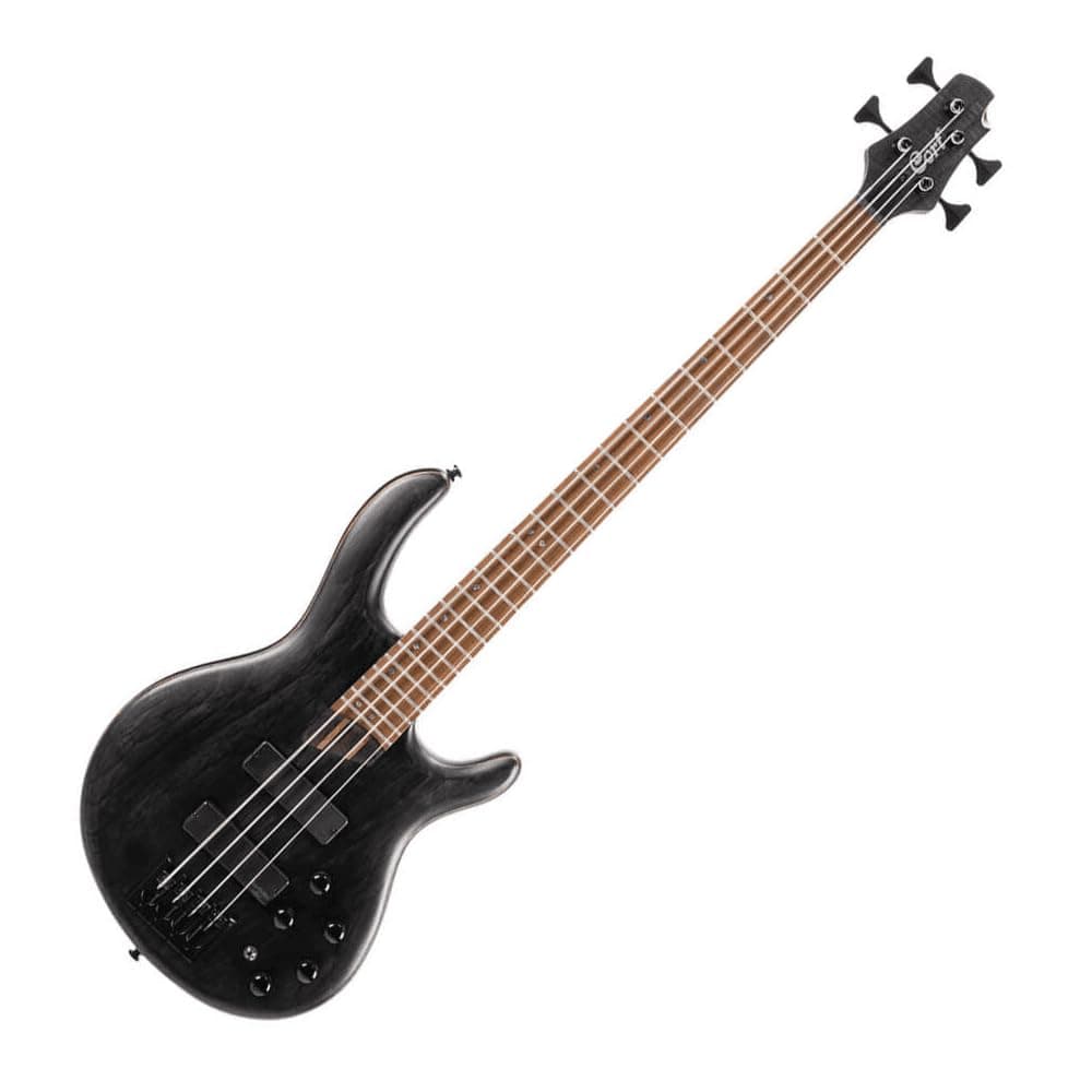 Cort B4ELEMENTOPTB Bajo Eléctrico 4 Cuerdas, Diestro, Open Pore Transparent Black, Talla Única (B4ELEMENTOPTB)