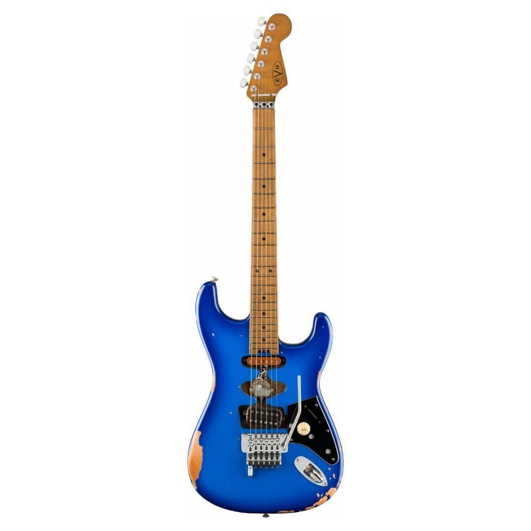 EVH Frankenstein Relic Series 5108005591 - Guitarra Eléctrica Edición Limitada Blueburst, Estilo Relic, EVH Frankenstein Series