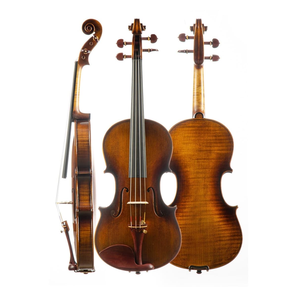 DABAUR ZENGXUE Violín Profesional Set, Hecho a Mano, Tamaño 1/2 (4/4), Instrumento de Cuerdas para Presentaciones Profesionales