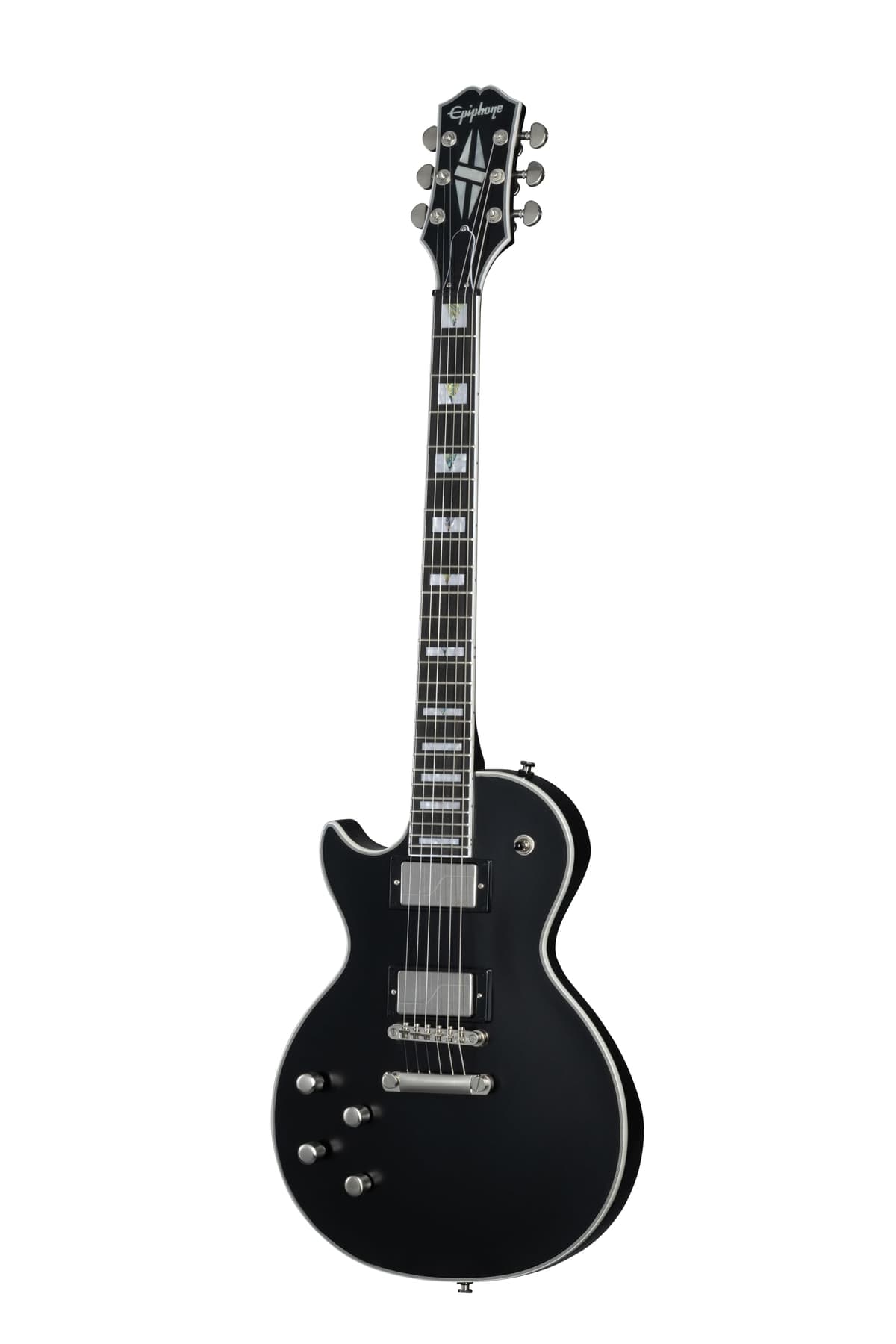 Epiphone Les Paul Prophecy Zurda Aged Jet Black Metallic con Funda Guitarra Eléctrica Izquierda EILPYAJBBN1L