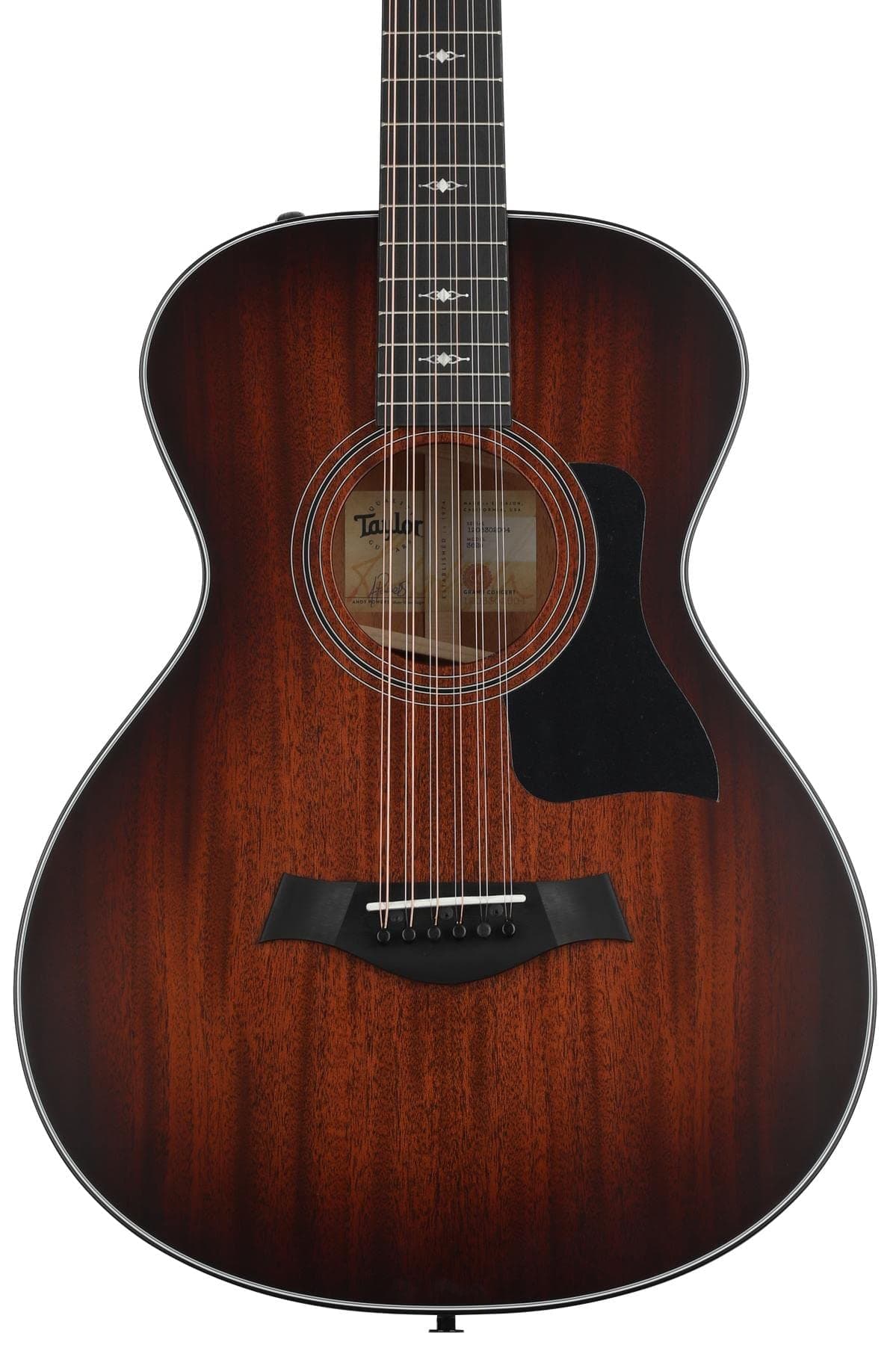 Taylor 362e Guitarra Electroacústica 12 Cuerdas - Shaded Edgeburst, Caoba, Concert, Expression System, Cutaway A305126011000641107