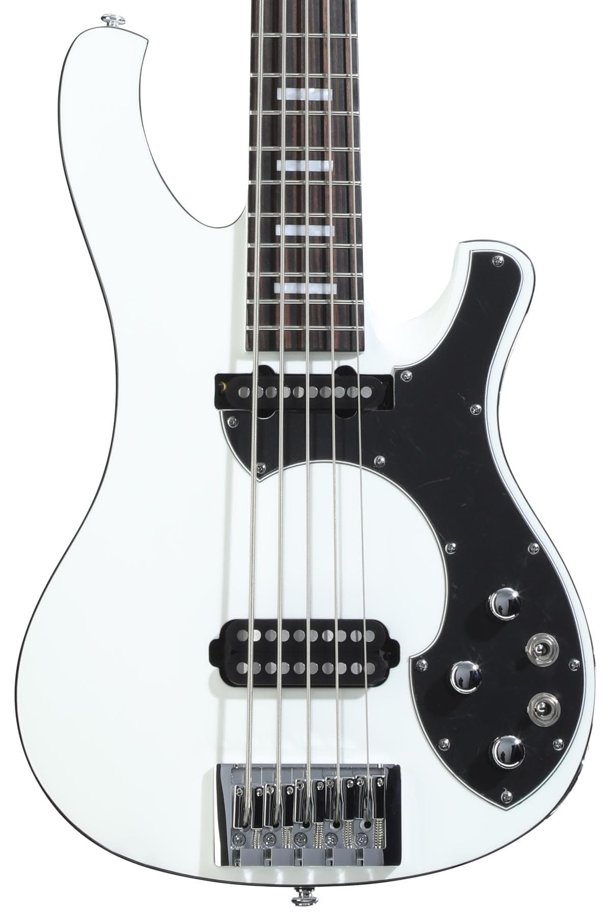 Schecter Stargazer 5 Bajo Eléctrico de 5 Cuerdas - Gloss White (Blanco Brillante) 683
