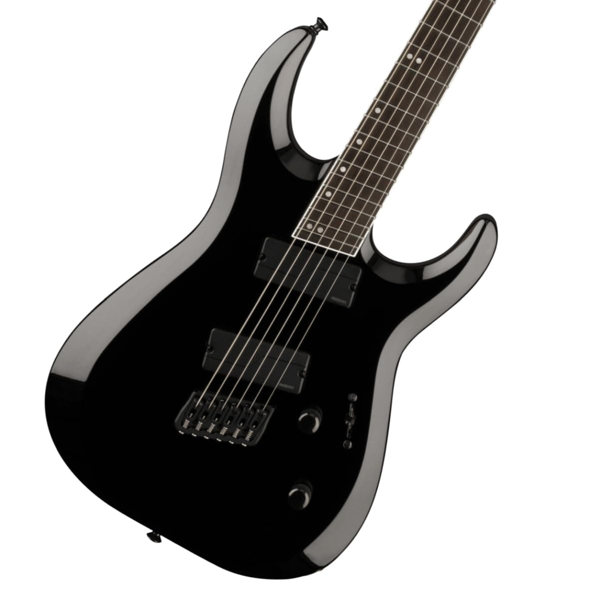 Jackson Pro Plus Series DK Modern MS HT6 - Guitarra Eléctrica 6 Cuerdas Multiescala Puente Fijo - Gloss Black Negra PRPMDKMSHT6GLBLK
