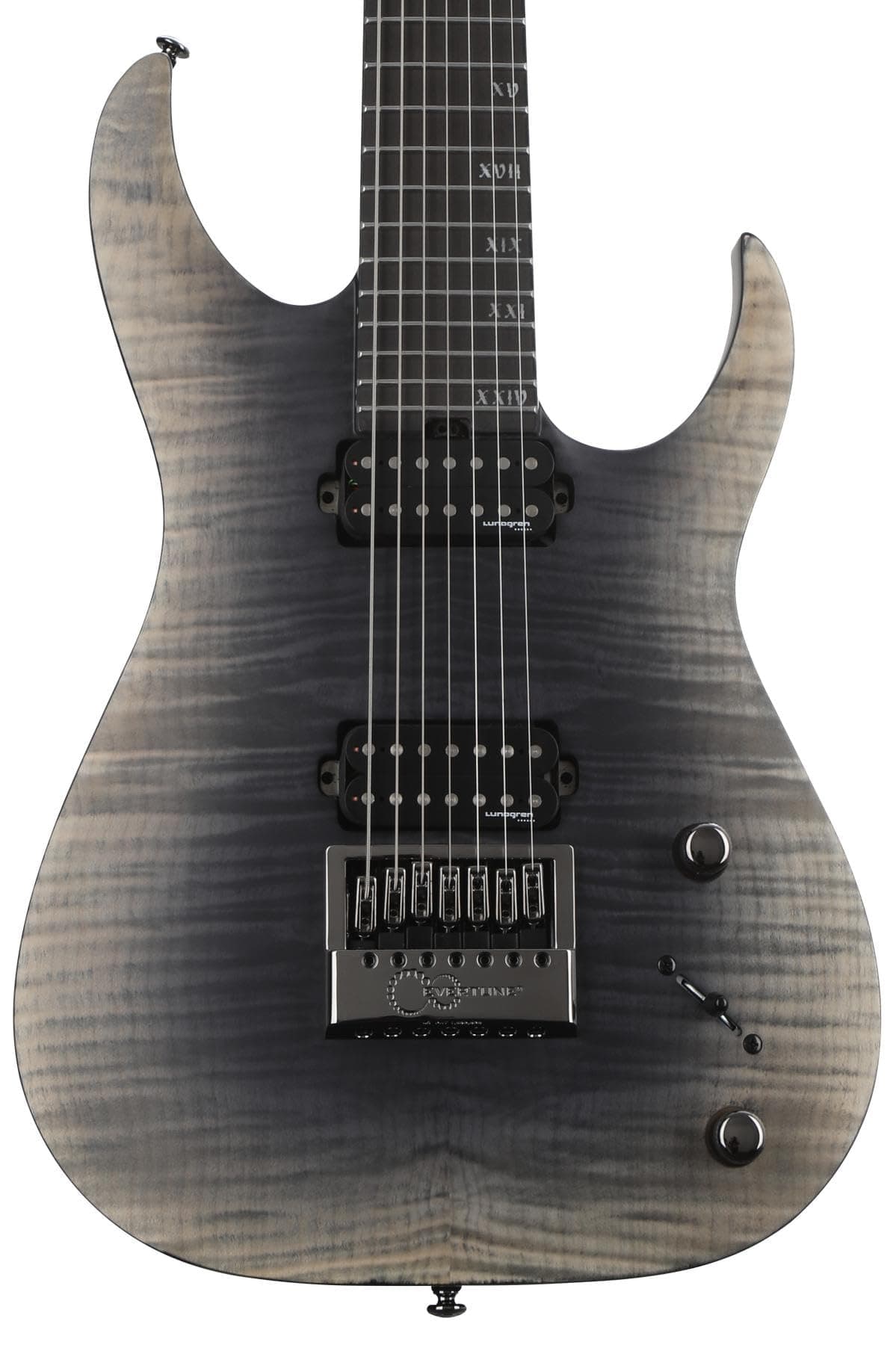 Schecter Banshee Mach-7 Evertune Guitarra Eléctrica 7 Cuerdas - Fallout Burst 1415