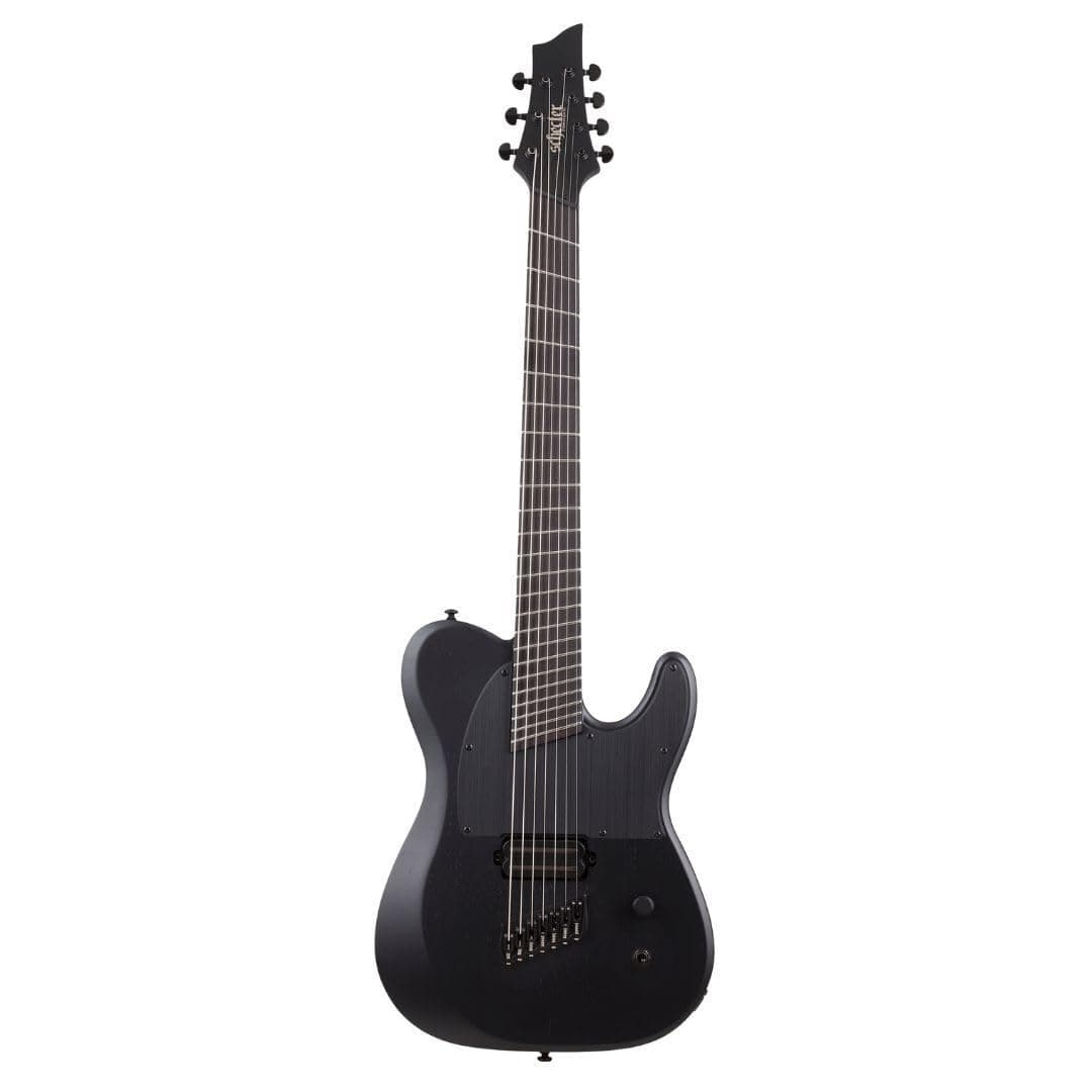 Schecter PT-7 MS Black Ops Guitarra Eléctrica 7 Cuerdas Multiescala - Negro, Black Ops, PT7, MS, Black, 621