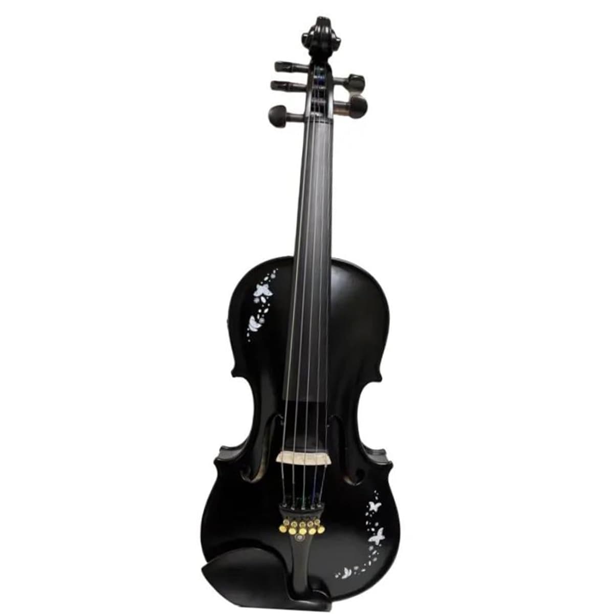 JITAZHIJIA Violín Acústico 4/4 Negro Laca (Tipo 2) para Práctica