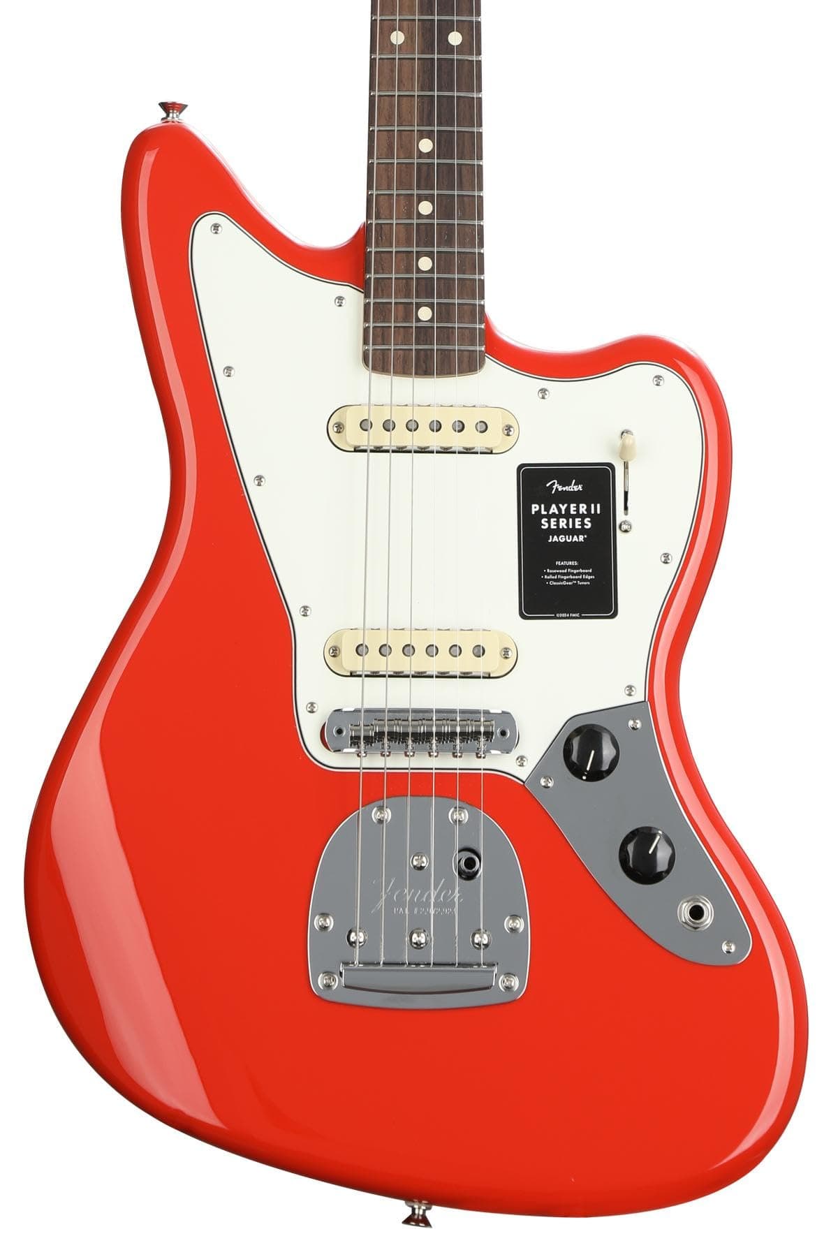 Fender Player II Jaguar 140580558 Guitarra Eléctrica Coral Red Jaguar Player II Fender