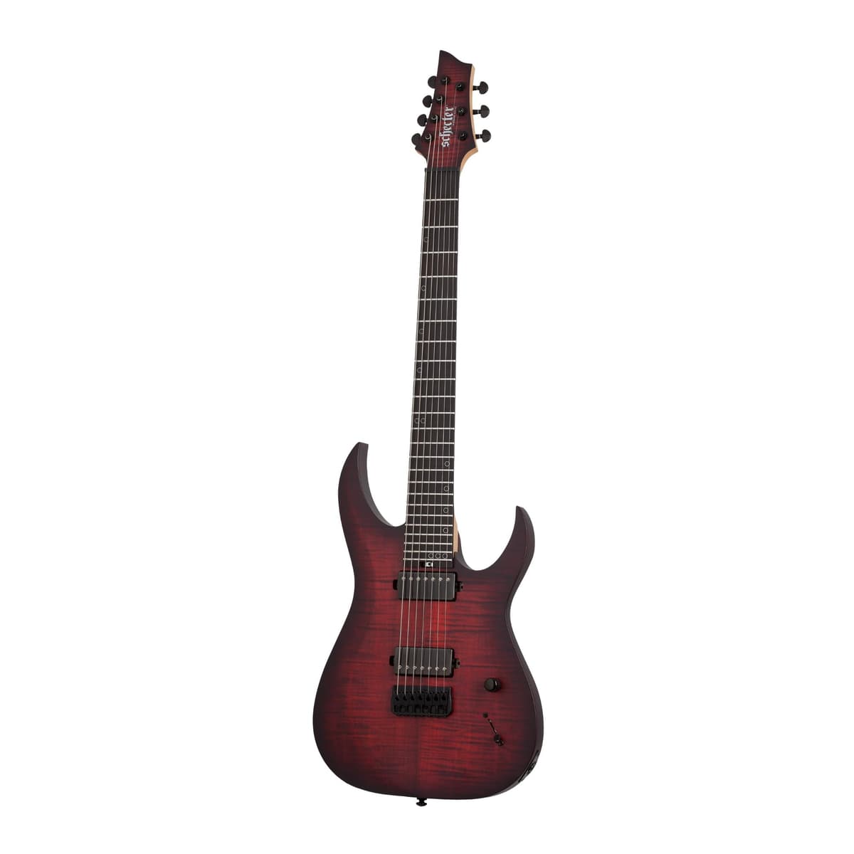 Schecter Sunset-7 Extreme Guitarra Eléctrica Barítono de 7 Cuerdas - Scarlet Burst 2573