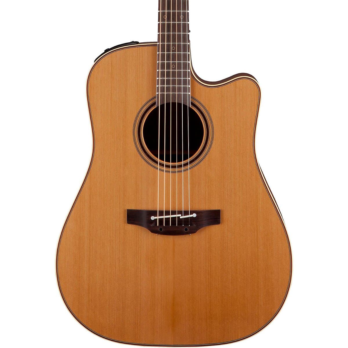 Takamine Pro Series 3 P3DC Guitarra Electroacústica Dreadnought con Estuche, Cuerpo Dreadnought, Incluye Case