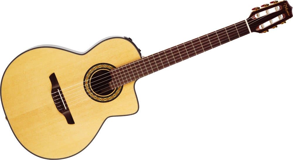 Takamine Pro Series TC135SC Guitarra Clásica Electroacústica 14 Trastes, Natural con Estuche
