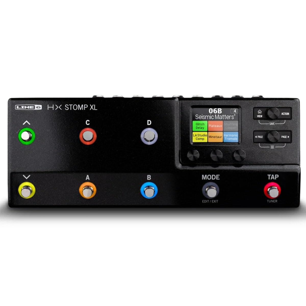 Line 6 HX Stomp XL Multi-efectos para guitarra y bajo, pedalera compacta con modelado de amplificadores y efectos, interfaz USB, looper y MIDI