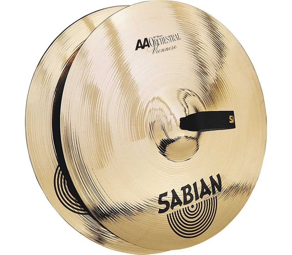 Sabian AA 21920 Platillo Orquestal 19" Viennese, Címbalo Sinfónico, Percusión Orquesta, Par Orquestal