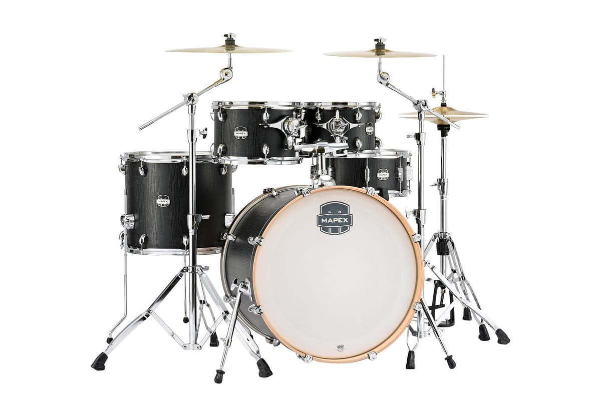 Mapex MA529SFZW Set de Casco para Batería acústica, Shell Pack, 5 Piezas, Serie Mars, Toms y Bombo sin herrajes