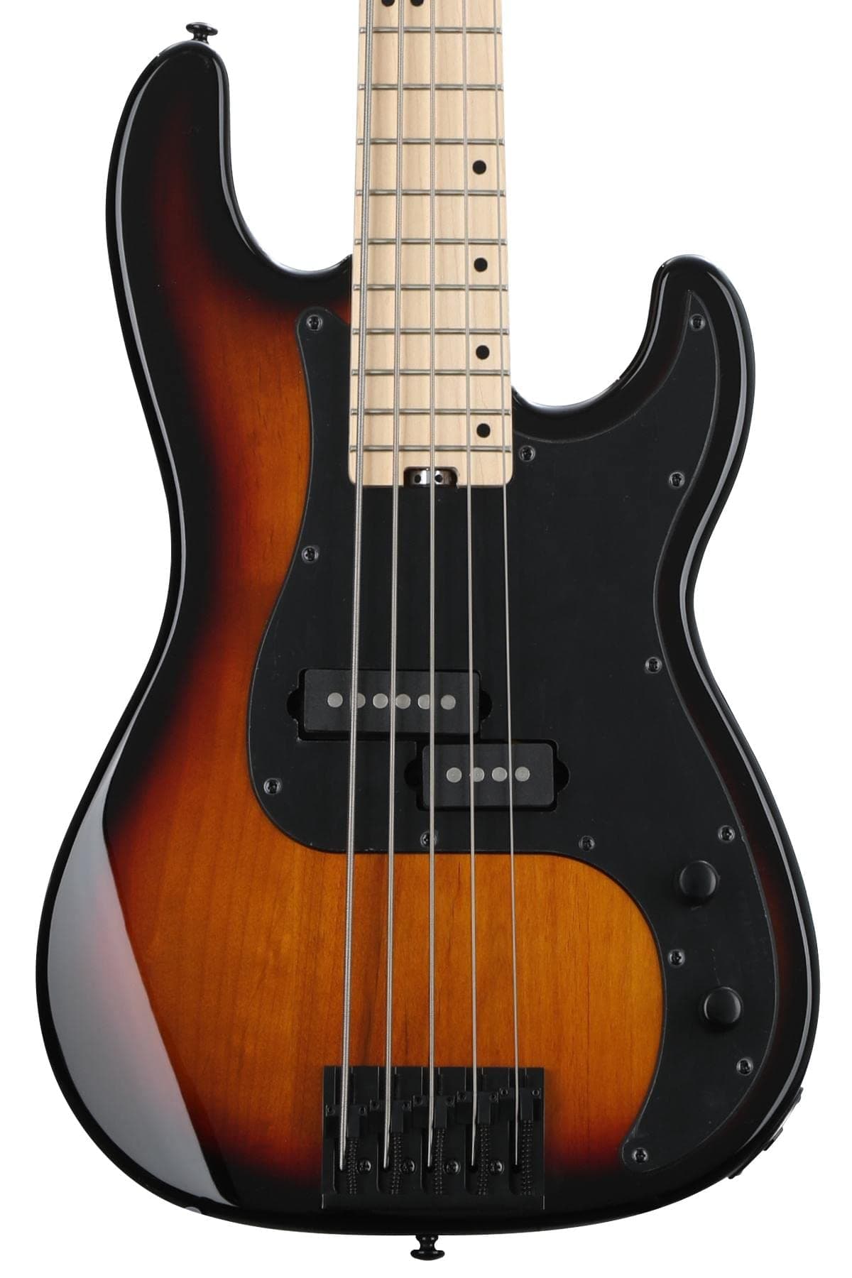 Schecter P-5 Bajo Eléctrico de 5 Cuerdas, 3-Tone Sunburst, Pastillas P, Diapasón de Arce, Serie P-5 2923