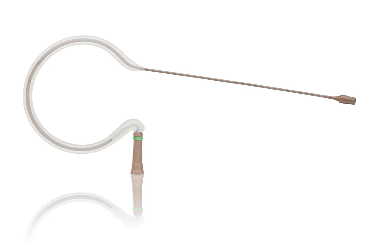 Countryman E6i E6IDW5C1AT auricular direccional con cable de 1 mm para transmisores Audio-Technica (color cocoa)
