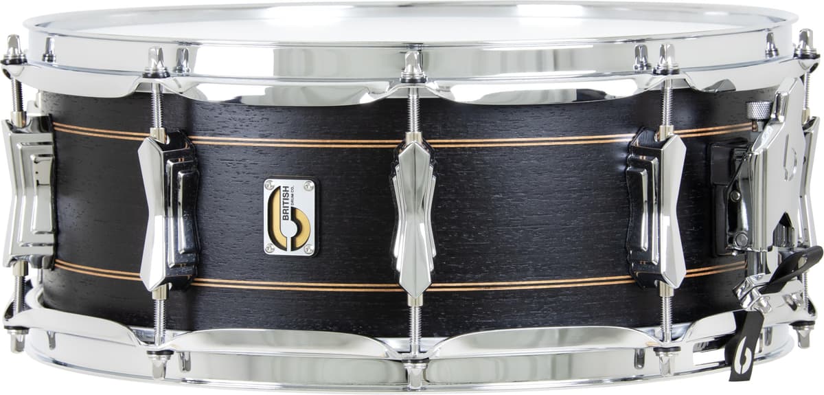 British Drum Co. MER-14-55-SN Redoblante Caja 14x5.5 Acero Inoxidable Profesional Percusión Batería