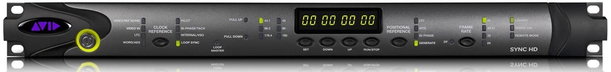 Avid Pro Tools Sync HD 99003892440 - Interfaz de sincronización profesional para estudio, reloj word clock, LTC, VITC, AES/EBU, control de sincronía para Pro Tools
