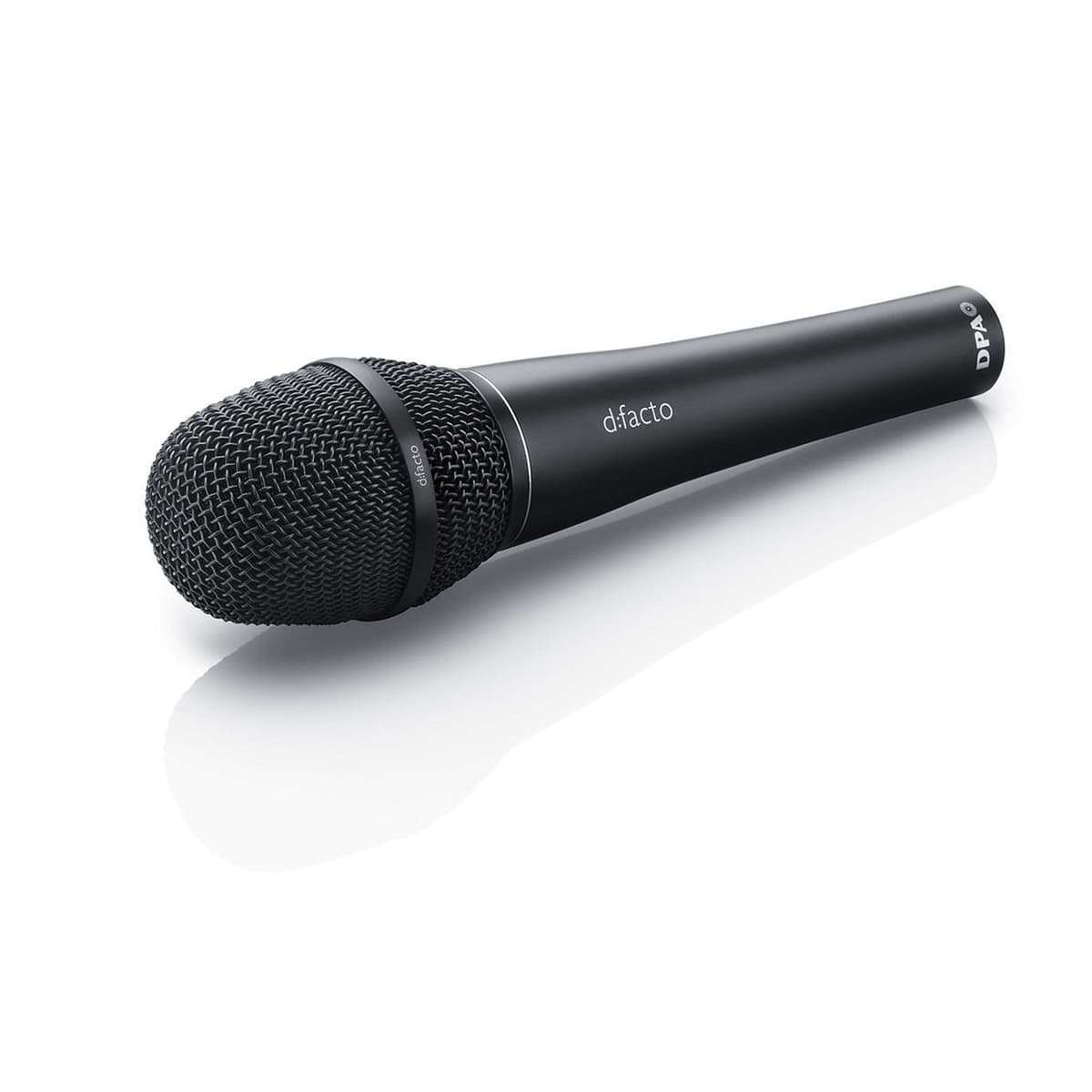 DPA d:facto 4018V-B-B01 Micrófono Supercardioide Softboost con Mango Cableado DPA, Color Negro, Profesional para Voz y Escenario, Alta Rechazo de Ruido, Calidad Estudio