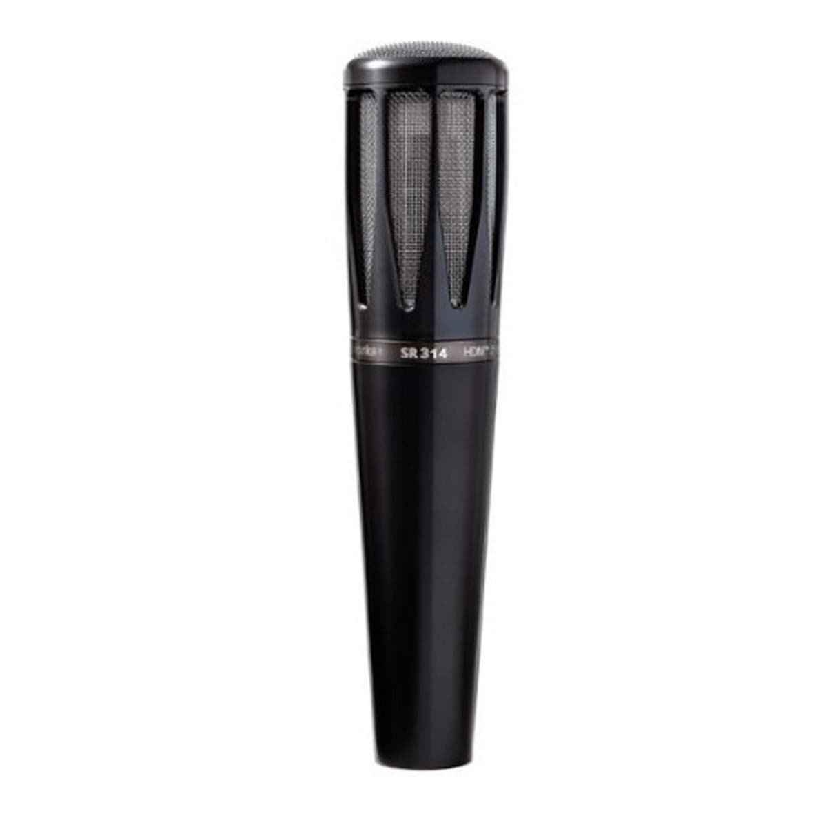 Earthworks SR314-SB Micrófono vocal de mano condensador cardioide, negro con rejilla de acero inoxidable