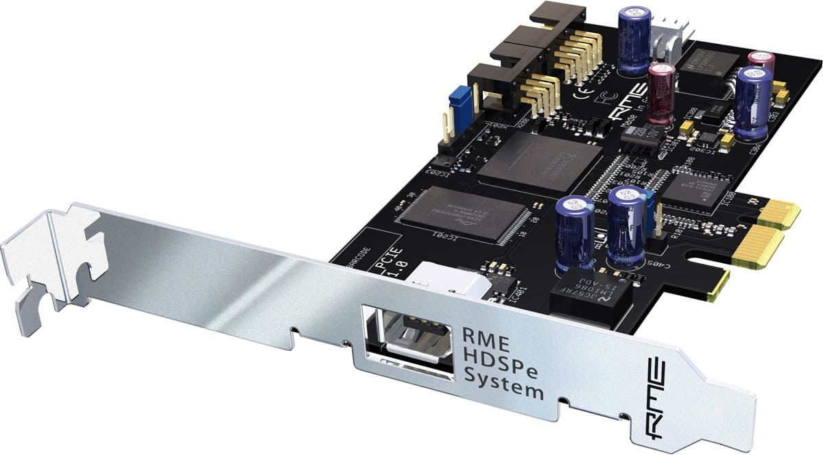 RME HDSPe PCI interfaz de escritorio para Multiface, Multiface II y Digiface, tarjeta PCIe de audio profesional