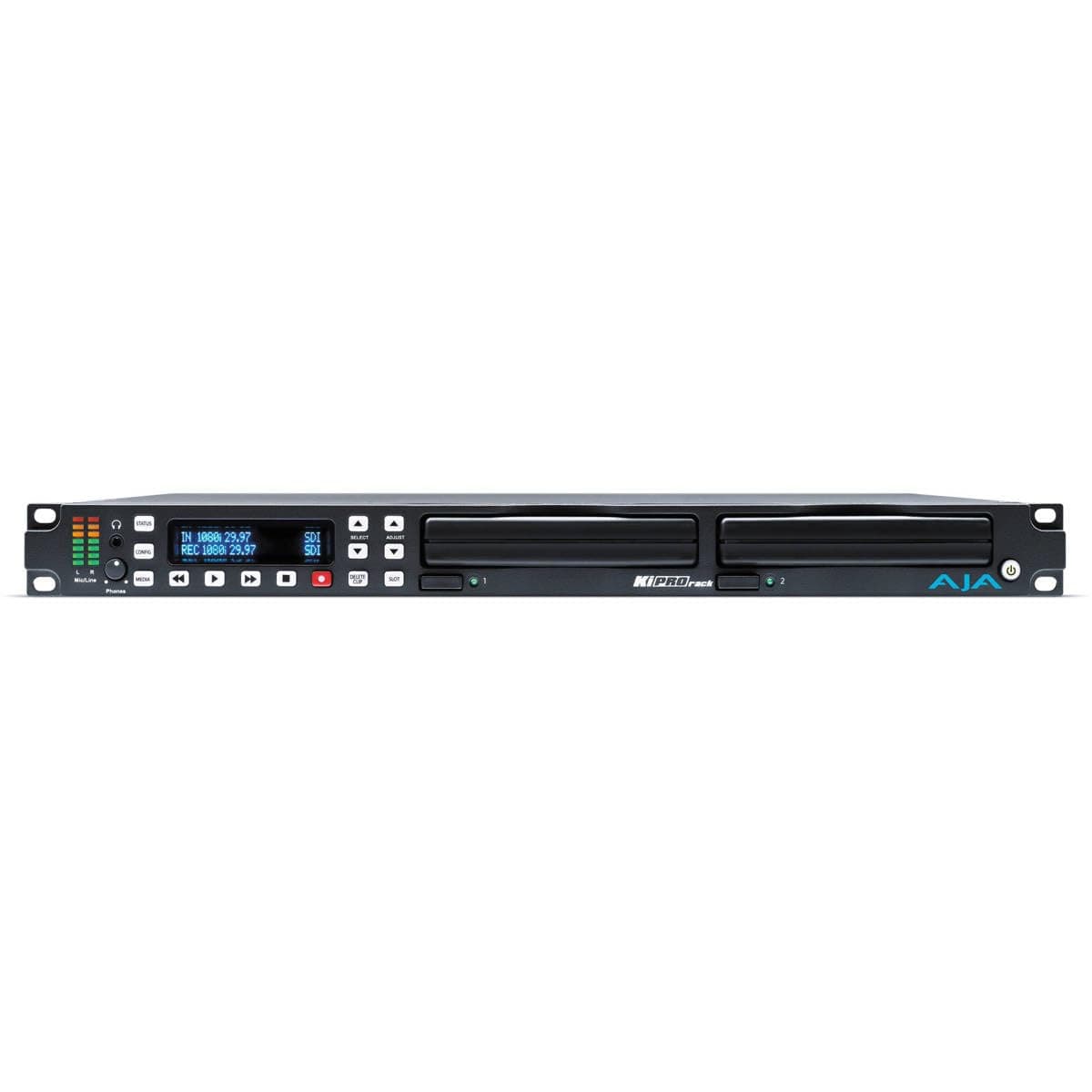 Aja Ki Pro Rack Grabador de Archivos Digitales con Apple ProRes 422, Rackmount, SDI/HDMI, ProRes 422 HQ/LT/Proxy, Control RS-422, Audio XLR/Embedded