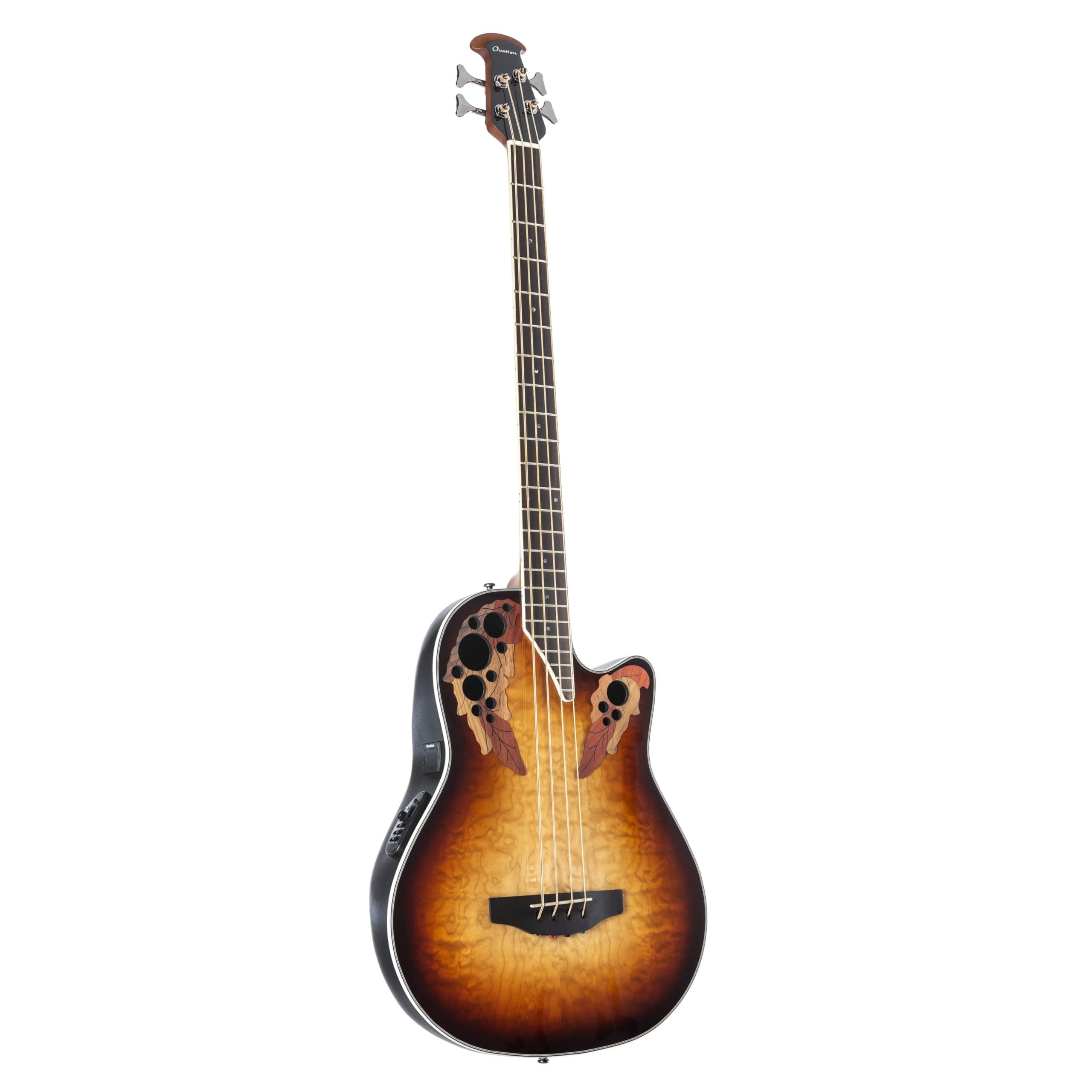 Ovation Celebrity Elite Plus CEB44X-7C Bajo Electroacústico Cuerpo Medio - Cognac Burst