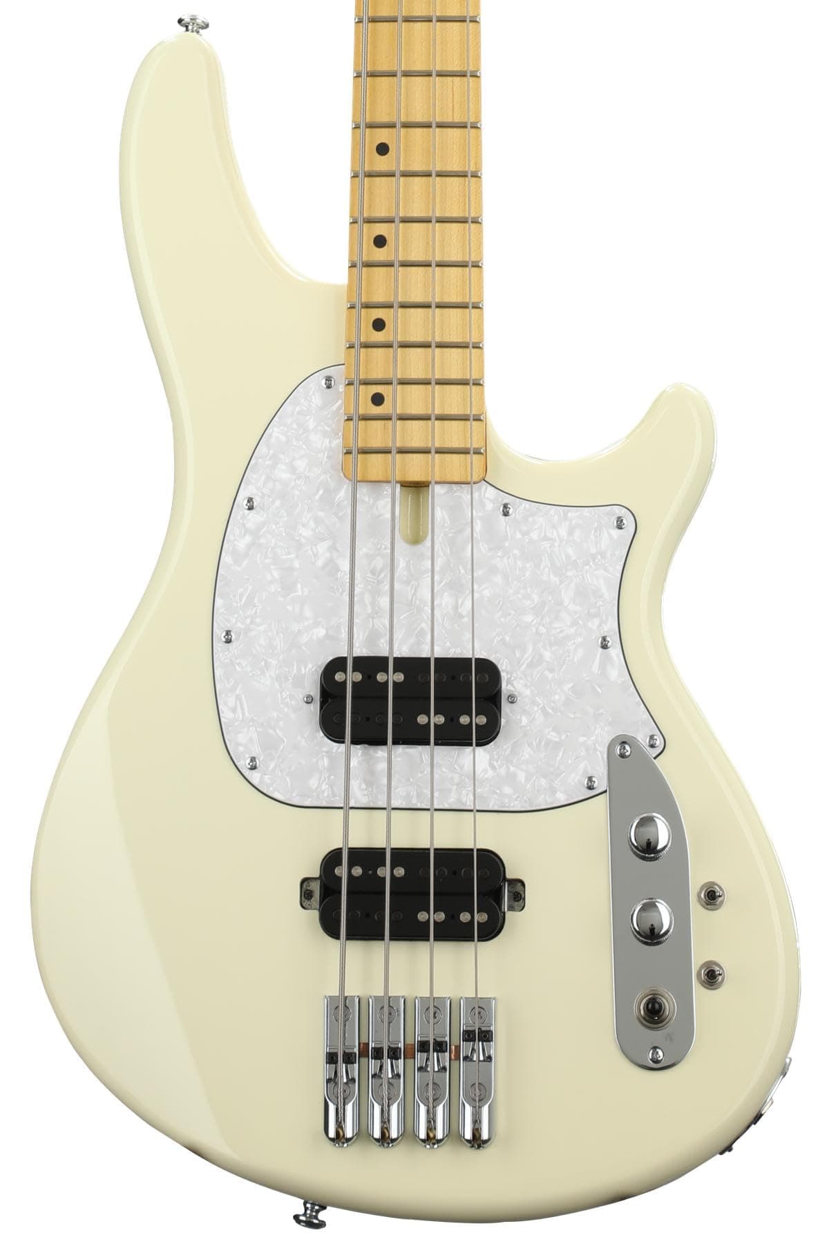 Schecter CV-4 2492 - Bajo Eléctrico de 4 Cuerdas, Ivory, Schecter Guitar Research, Modelo 2492, Color Marfil