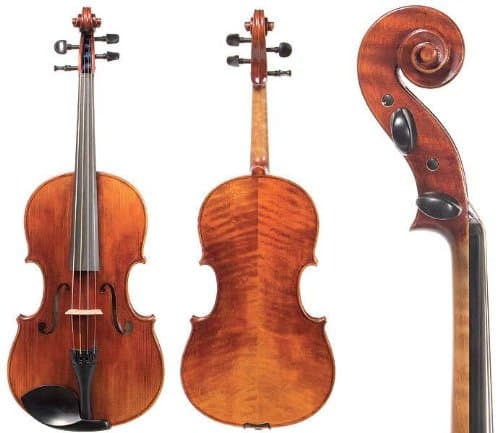 D Z Strad Model 700 Viola 16.5" - Outfit con estuche, arco, apoyabrazos y resina, 16.5 pulgadas