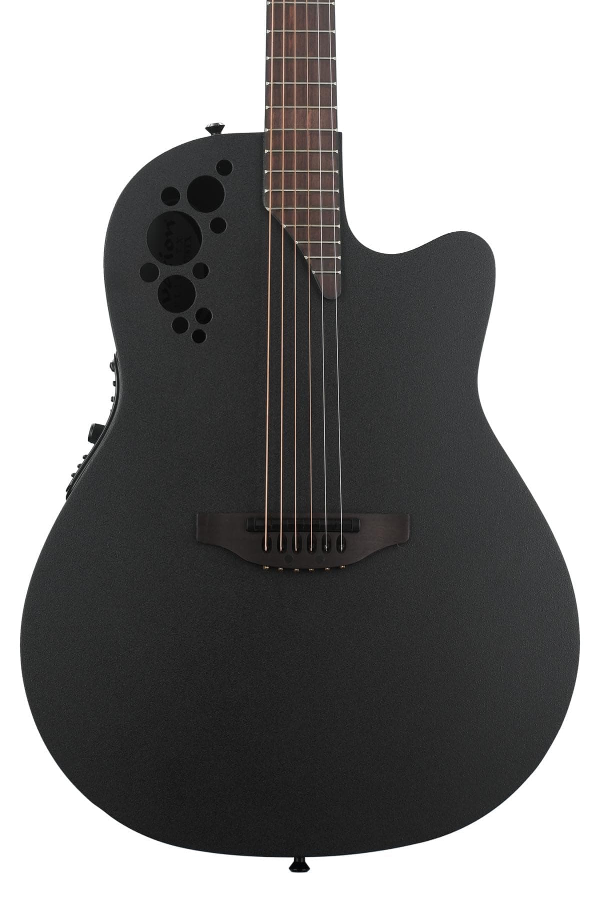 Ovation Elite TX 1778TX-5 Guitarra Electroacústica Cuerpo Medio Mid-Depth Negra Profesional