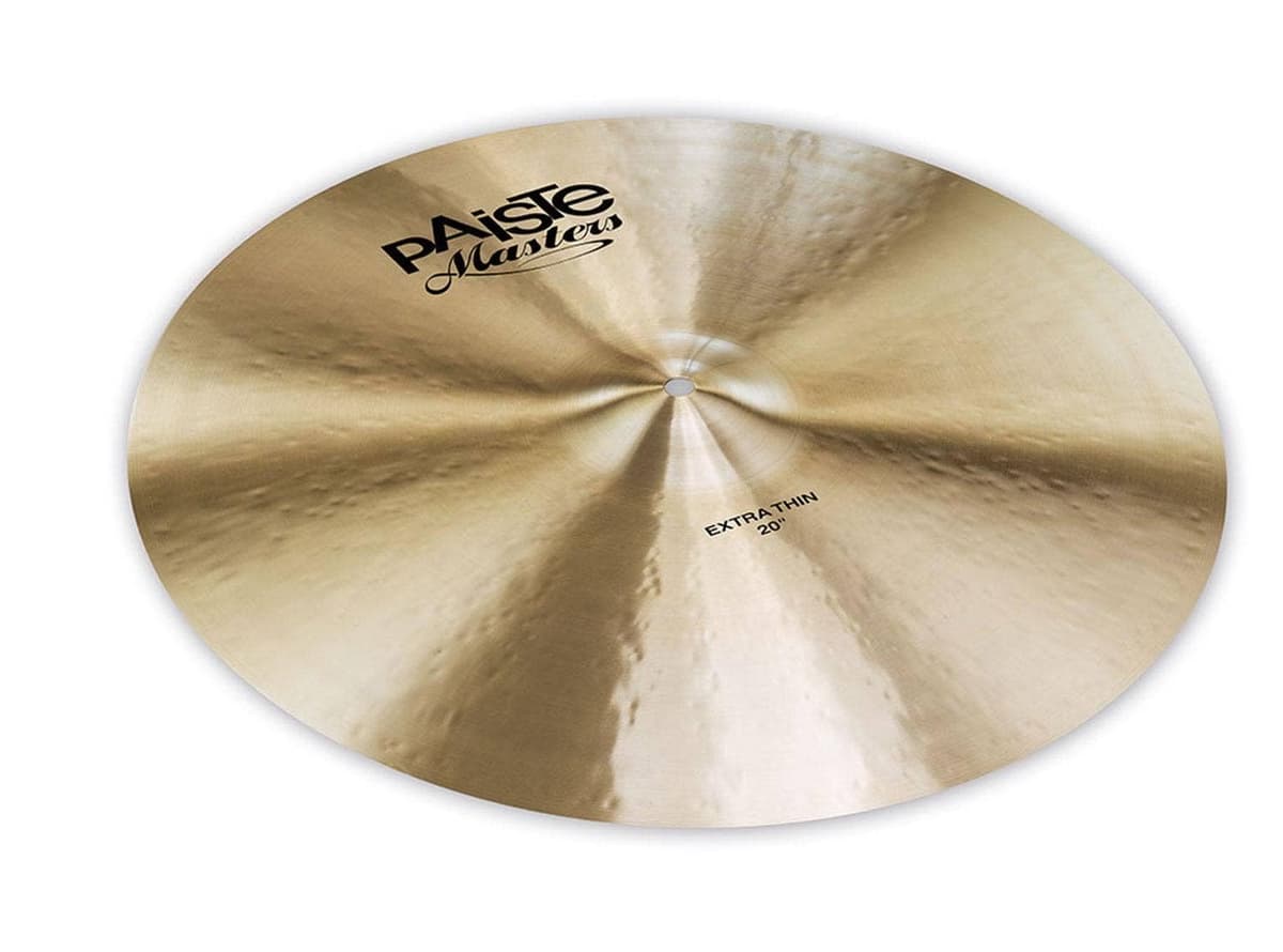 Paiste Masters Extra Thin Crash Ride 20" - Platillo de batería, crash ride extra delgado, 20 pulgadas, profesional, para jazz y estudio part_B07CBMWBH3
