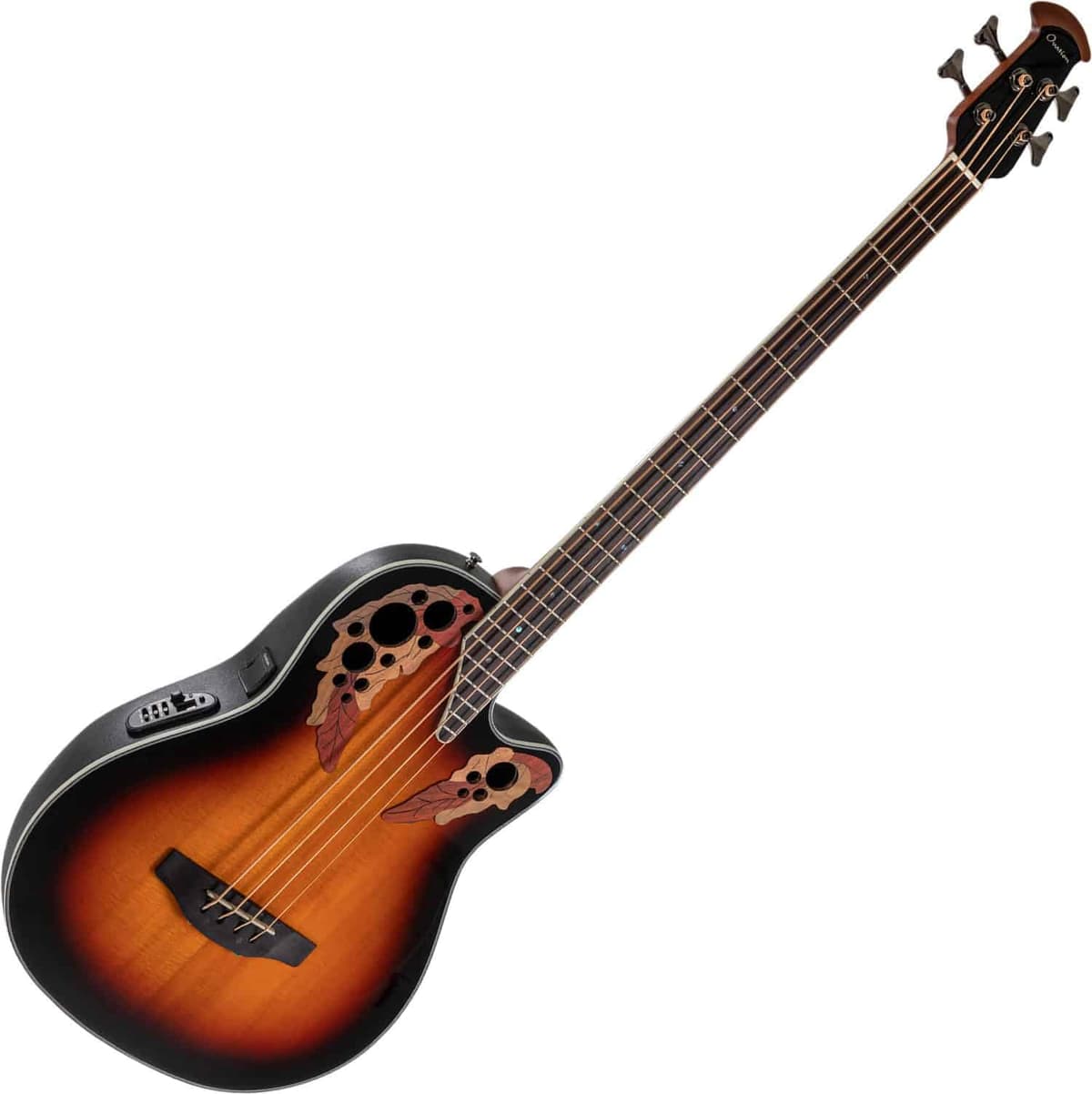 Ovation Celebrity Elite Plus CEB44-1N Bajo Electroacústico Mid-Depth New England Burst 4 Cuerdas