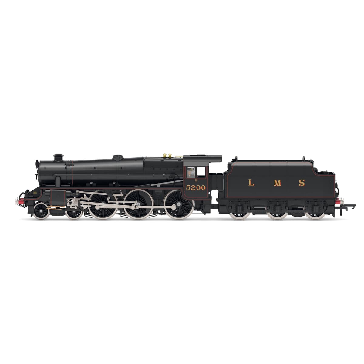 HORNBY R30224 LMS Stanier 5MT “Black 5” 4-6-0 5200 Era 3 Locomotora a Escala (R30224)