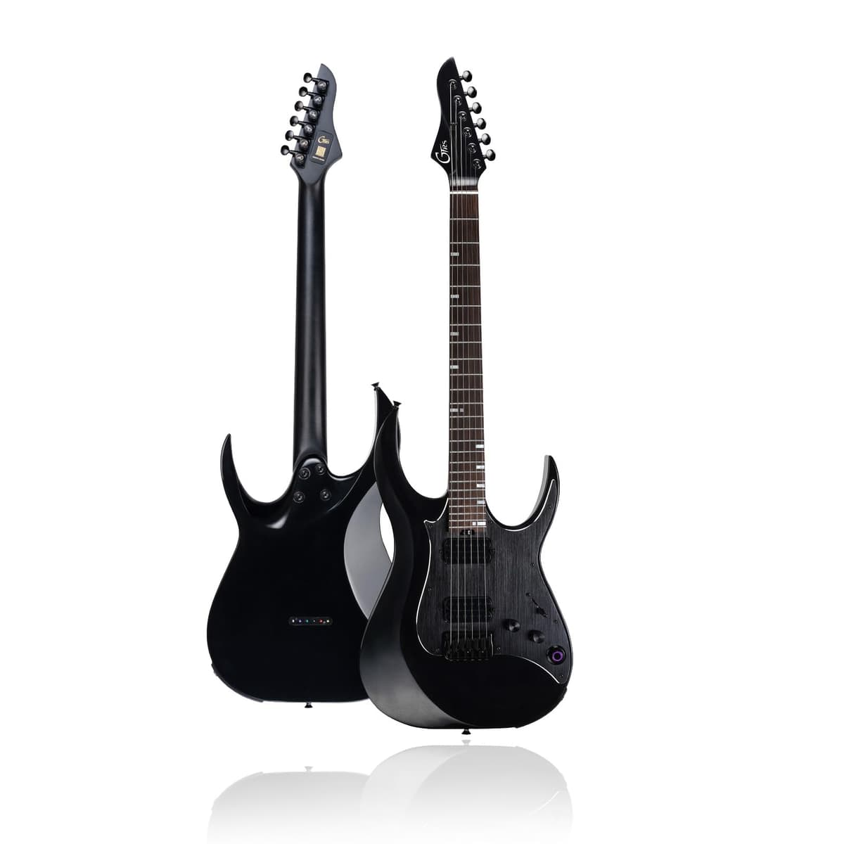 GTRS M800 Kit de Guitarra Eléctrica Inteligente con Efectos, Sistema de Práctica, Pastillas HH, Loop 80s, 40 Ritmos de Batería, Autonomía 10H, 6 Cuerdas, Diestro