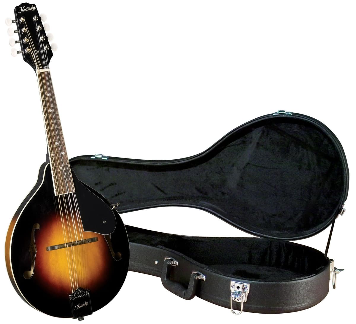 Kentucky KM-150 Standard Mandolina A-Style con Estuche Deluxe - Sunburst, KM-150BUN1