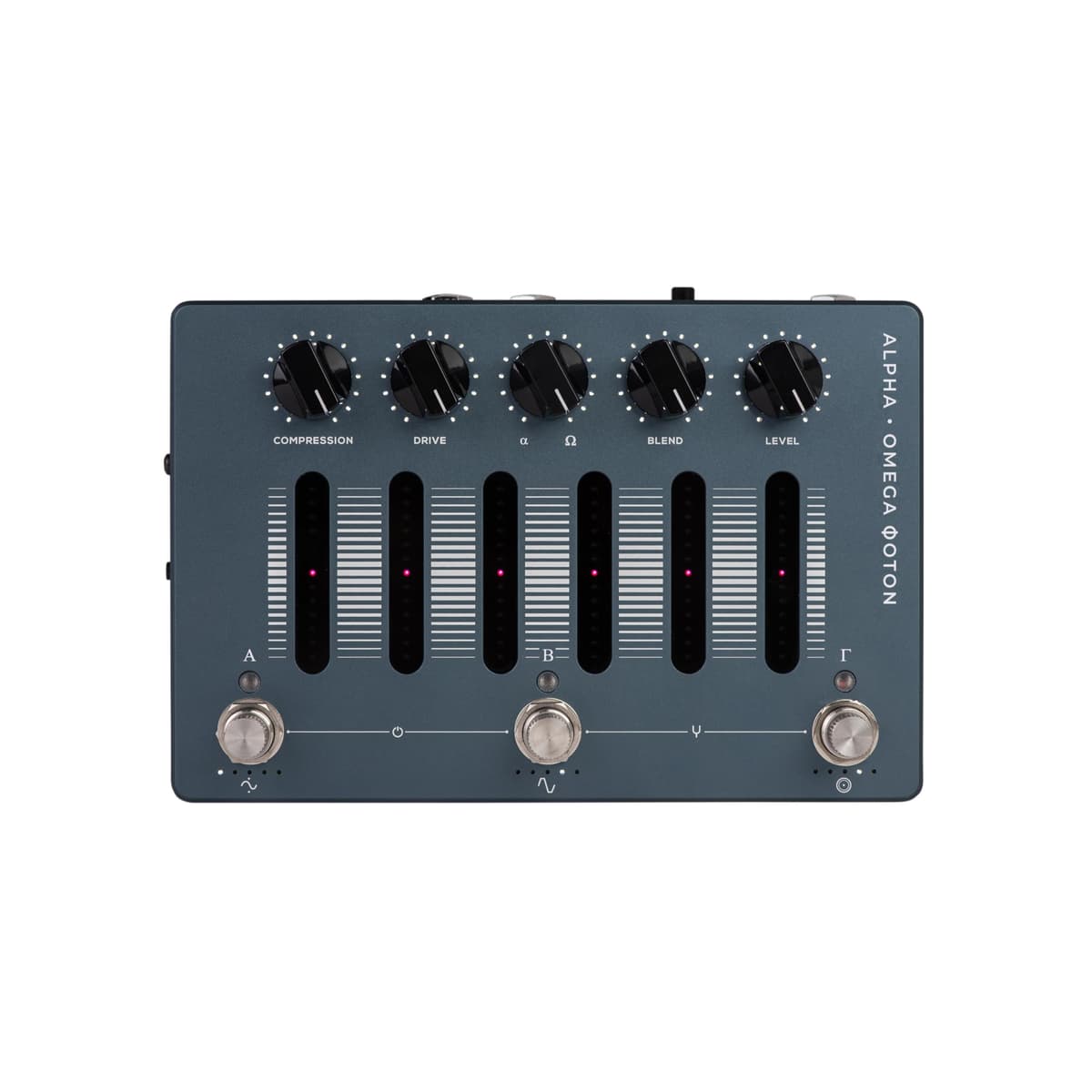 Darkglass Electronics Alpha·Omega Photon - Pedal preamplificador/overdrive/distorsión para bajo con IR, compresor, EQ, interfaz USB, MIDI y salida DI AOPH