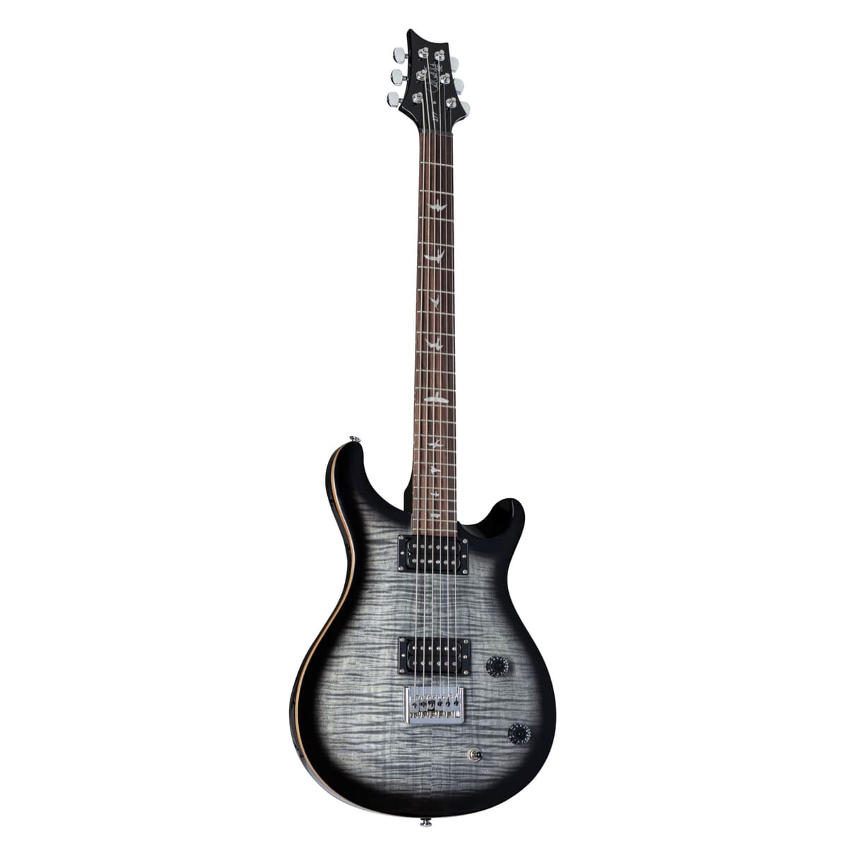 PRS SE 277 Guitarra Eléctrica 6 Cuerdas, Charcoal Burst, diestro, con funda (111439::CA:)